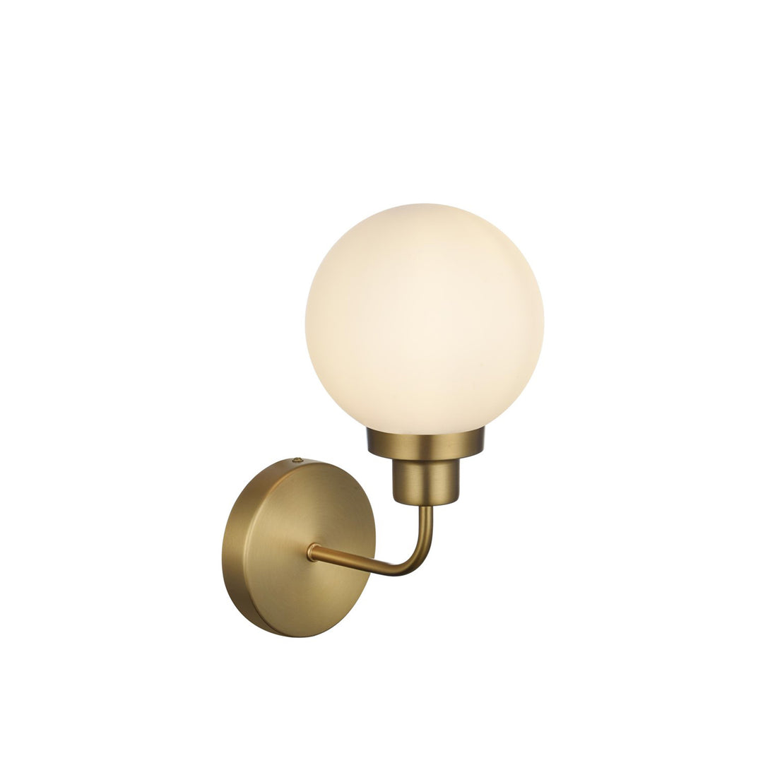 6 Inch Wall Sconce In Satin Gold - View 5 - Joshua Marshal
