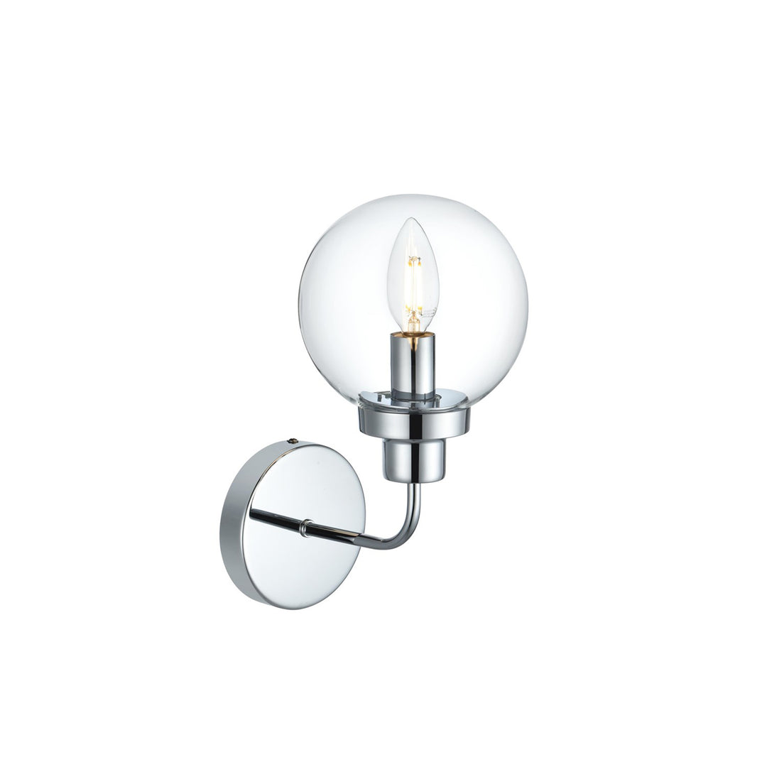 6 Inch Wall Sconce In Chrome - View 4 - Joshua Marshal