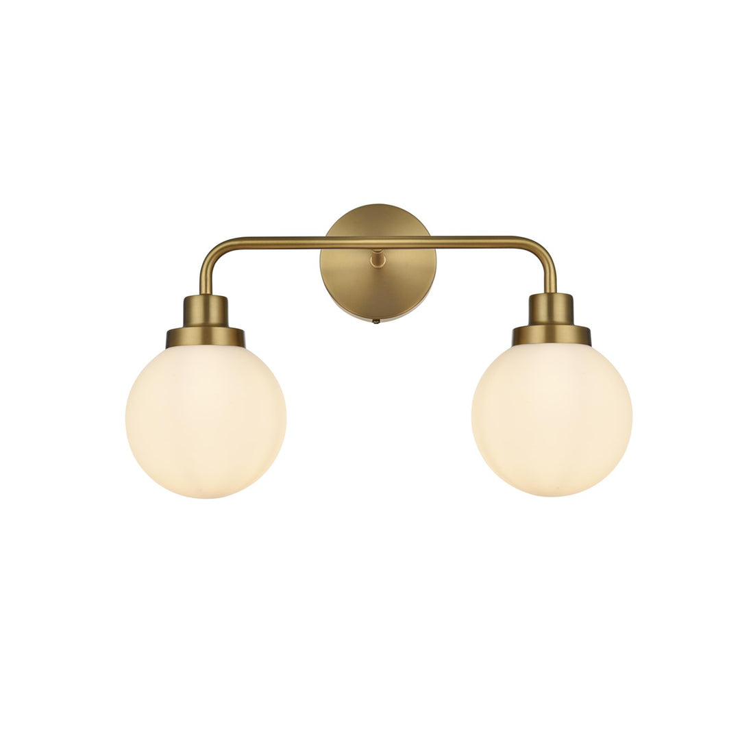 19 Inch Wall Sconce In Satin Gold - View 3 - Joshua Marshal