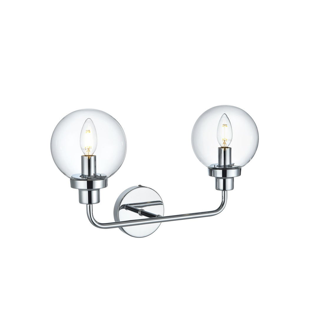 19 Inch Wall Sconce In Chrome - View 4 - Joshua Marshal