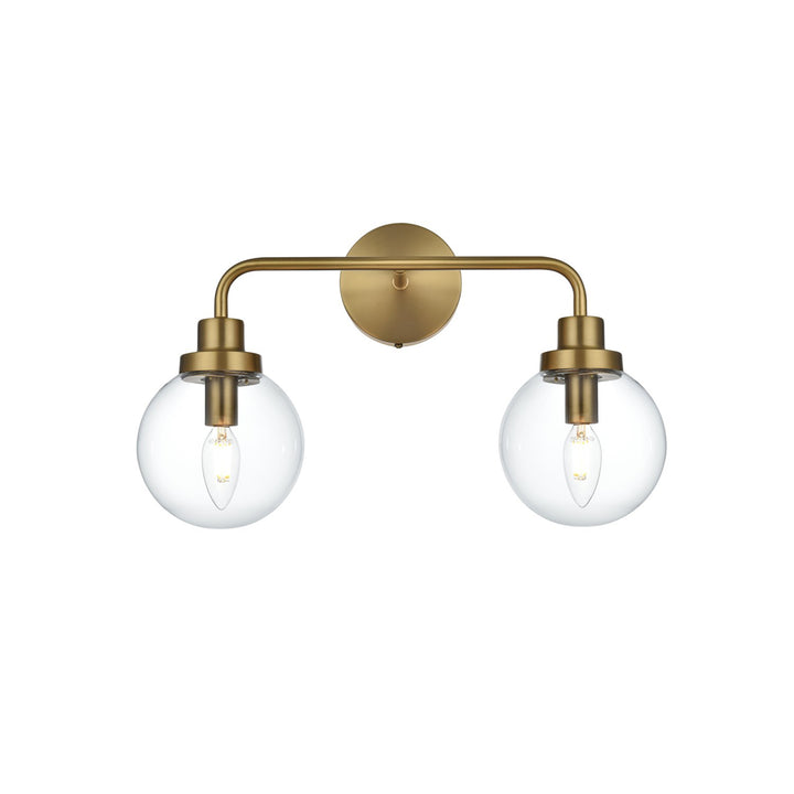 19 Inch Wall Sconce In Satin Gold - View 3 - Joshua Marshal