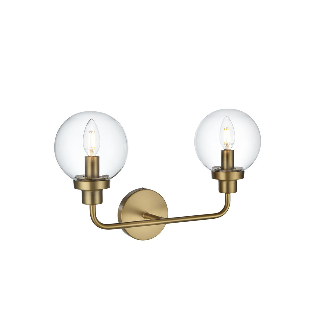 19 Inch Wall Sconce In Satin Gold - View 4 - Joshua Marshal