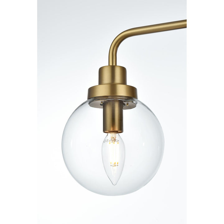 19 Inch Wall Sconce In Satin Gold - View 5 - Joshua Marshal