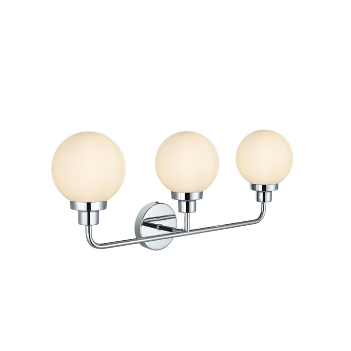 28 Inch Wall Sconce In Chrome - View 4 - Joshua Marshal