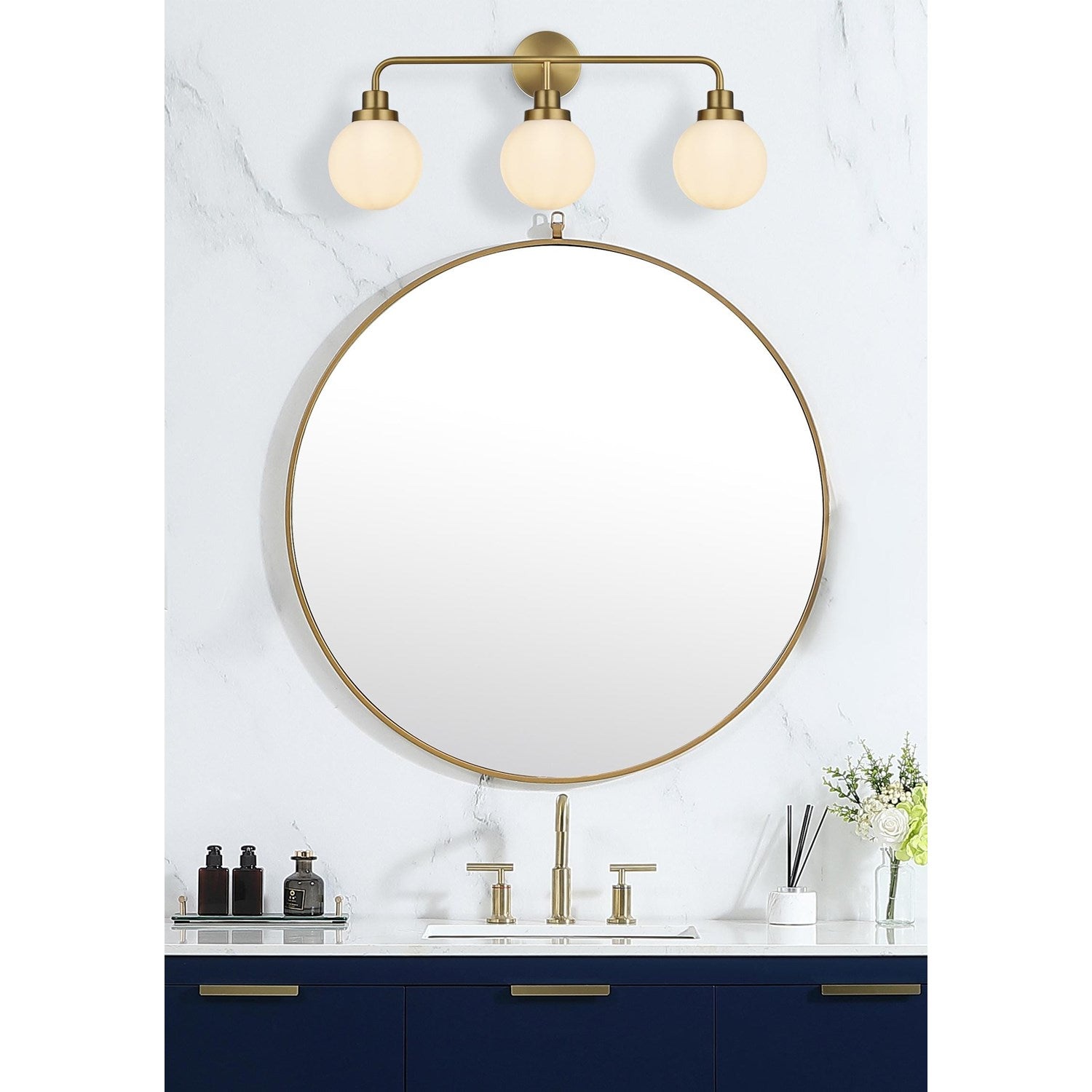 28 Inch Wall Sconce In Satin Gold JM-845938