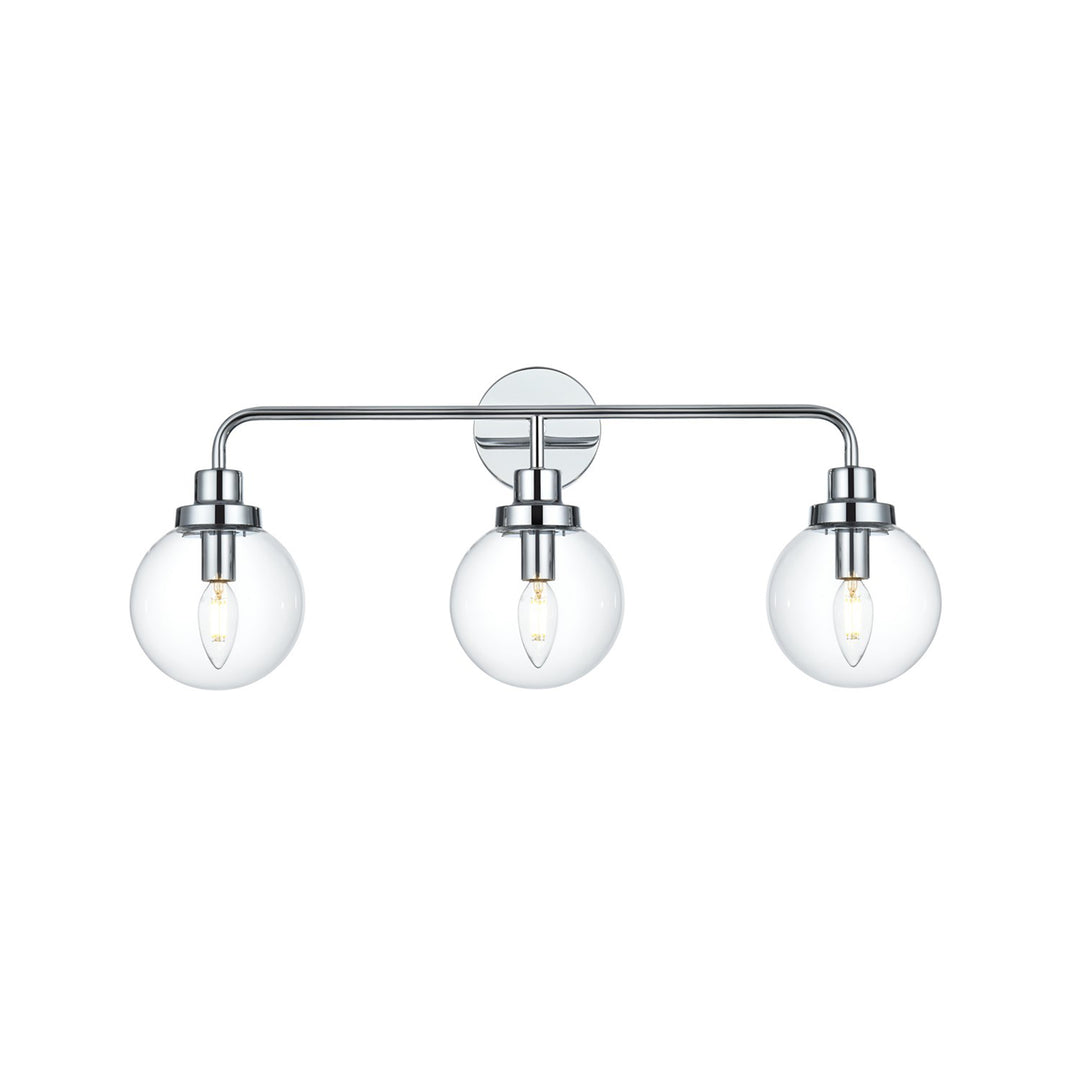 28 Inch Wall Sconce In Chrome - View 3 - Joshua Marshal