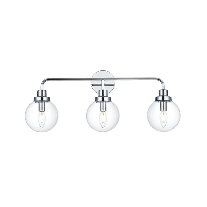 28 Inch Wall Sconce In Chrome - View 3 - Joshua Marshal