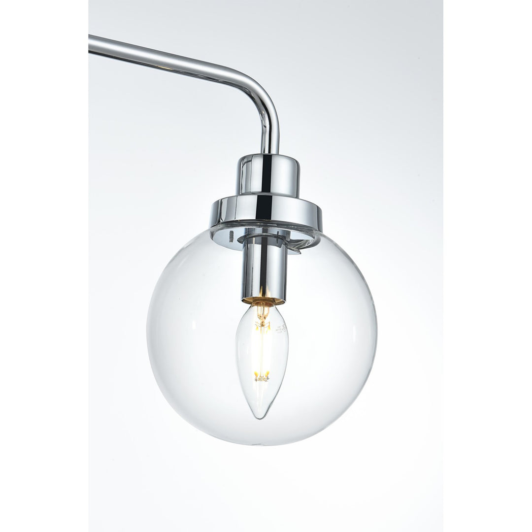 28 Inch Wall Sconce In Chrome - View 5 - Joshua Marshal