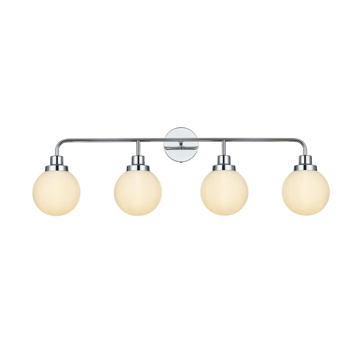 37 Inch Wall Sconce In Chrome - View 3 - Joshua Marshal