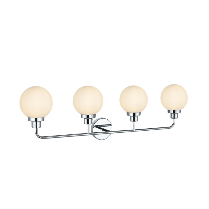 37 Inch Wall Sconce In Chrome - View 4 - Joshua Marshal