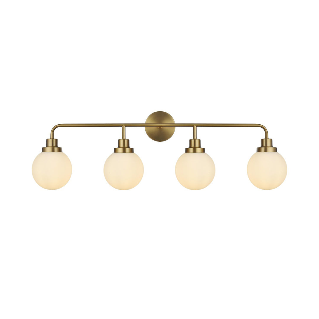 37 Inch Wall Sconce In Satin Gold - View 3 - Joshua Marshal