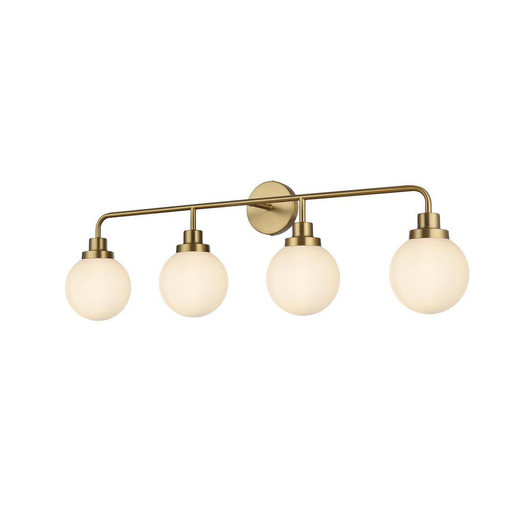 37 Inch Wall Sconce In Satin Gold - View 4 - Joshua Marshal