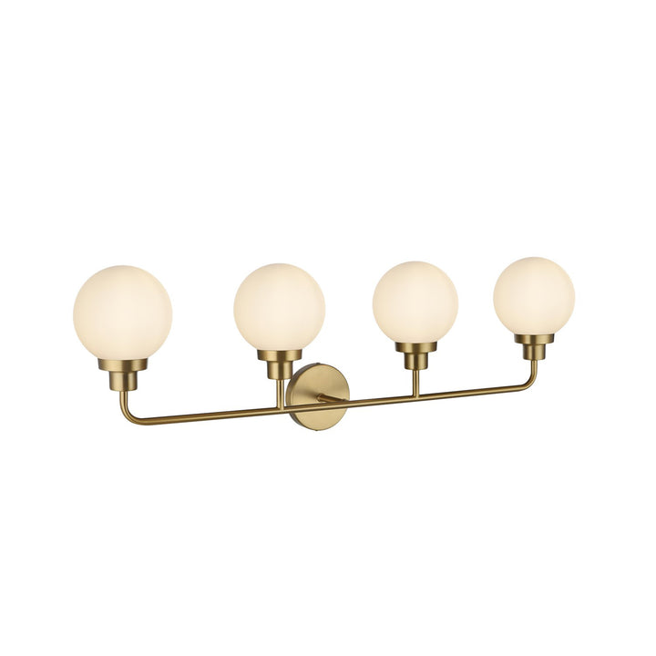 37 Inch Wall Sconce In Satin Gold - View 5 - Joshua Marshal