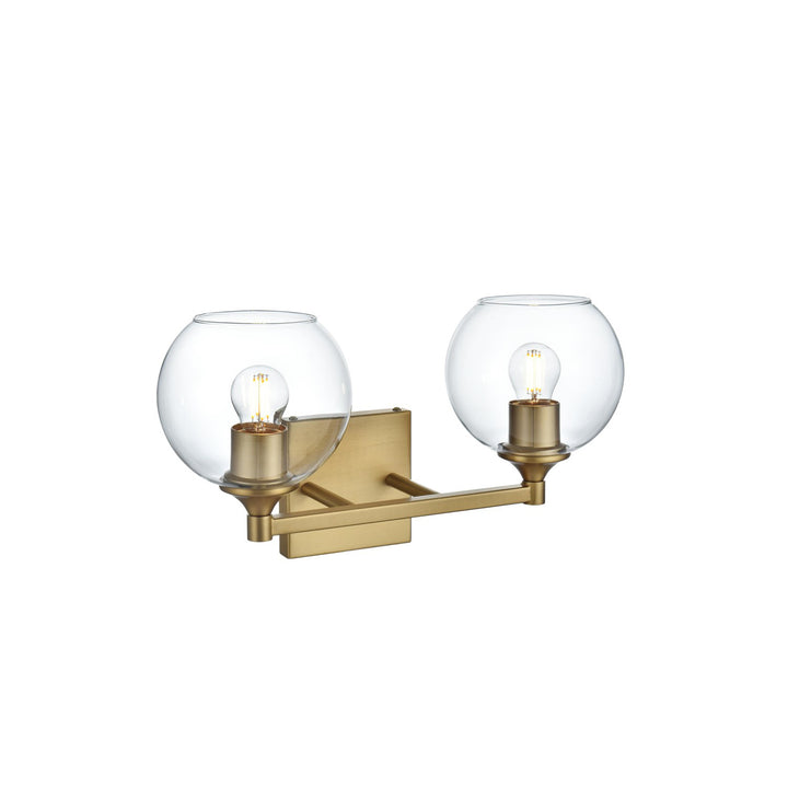 16 Inch Wall Sconce In Satin Gold - View 4 - Joshua Marshal