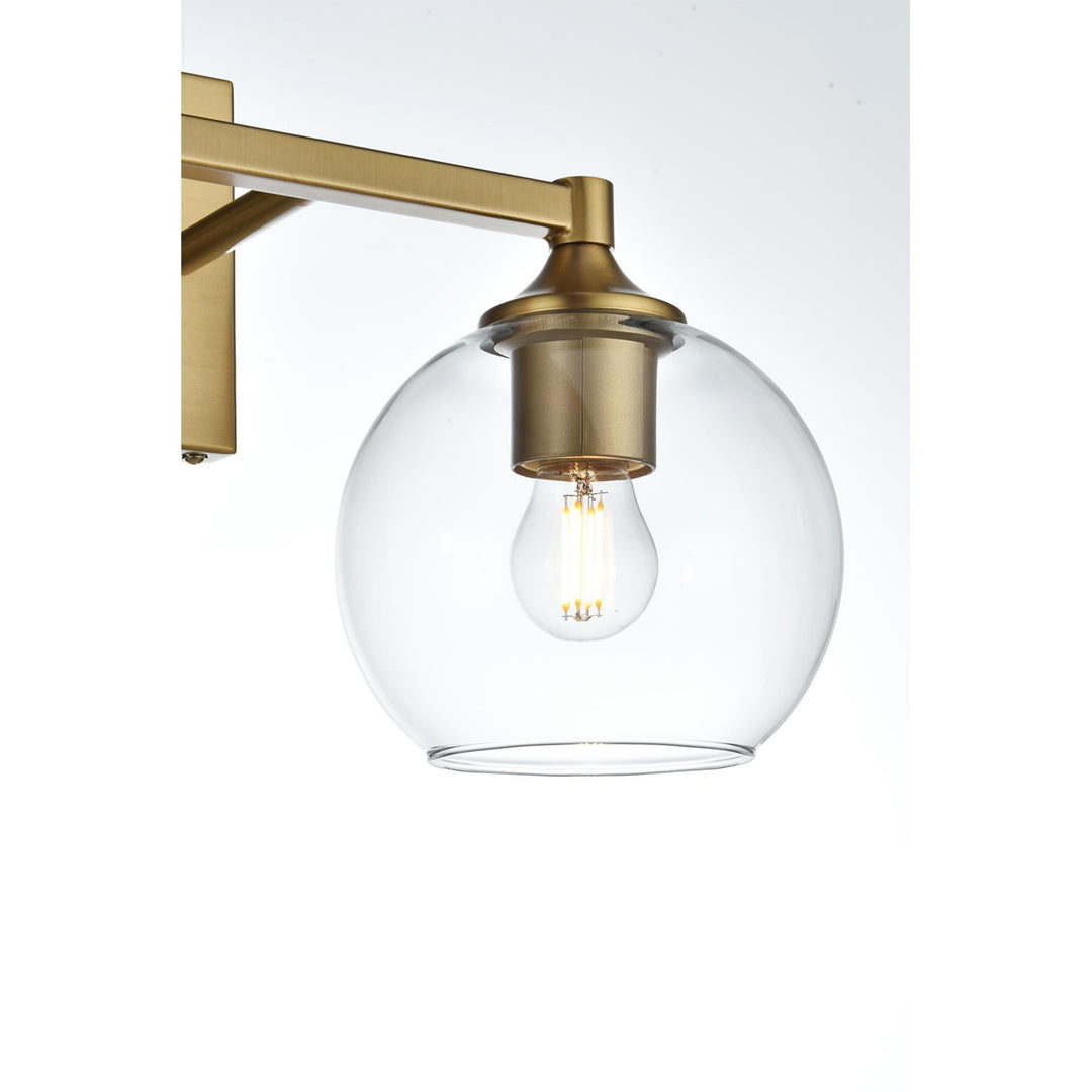 16 Inch Wall Sconce In Satin Gold - View 5 - Joshua Marshal