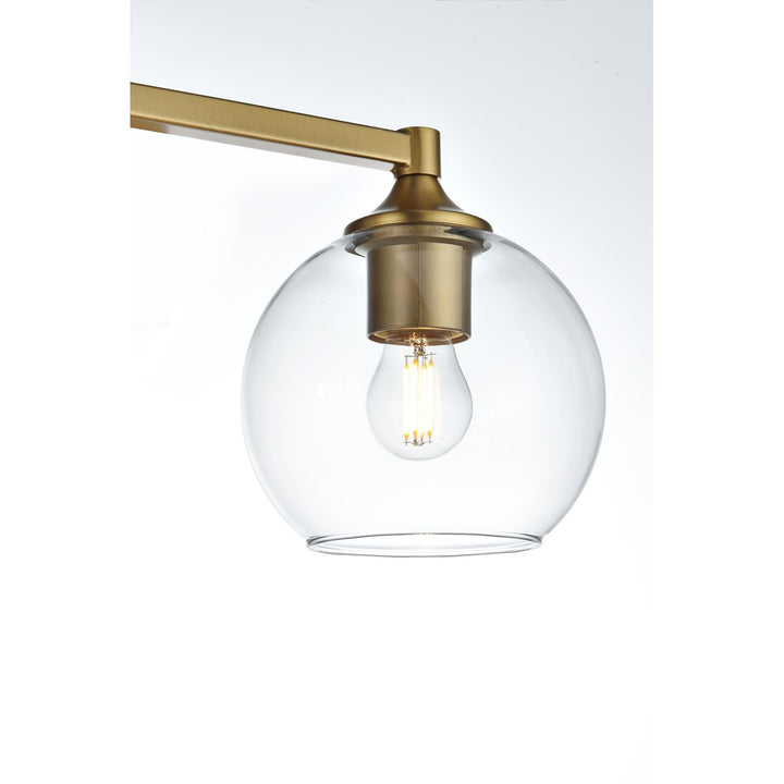 33 Inch Wall Sconce In Satin Gold - View 5 - Joshua Marshal