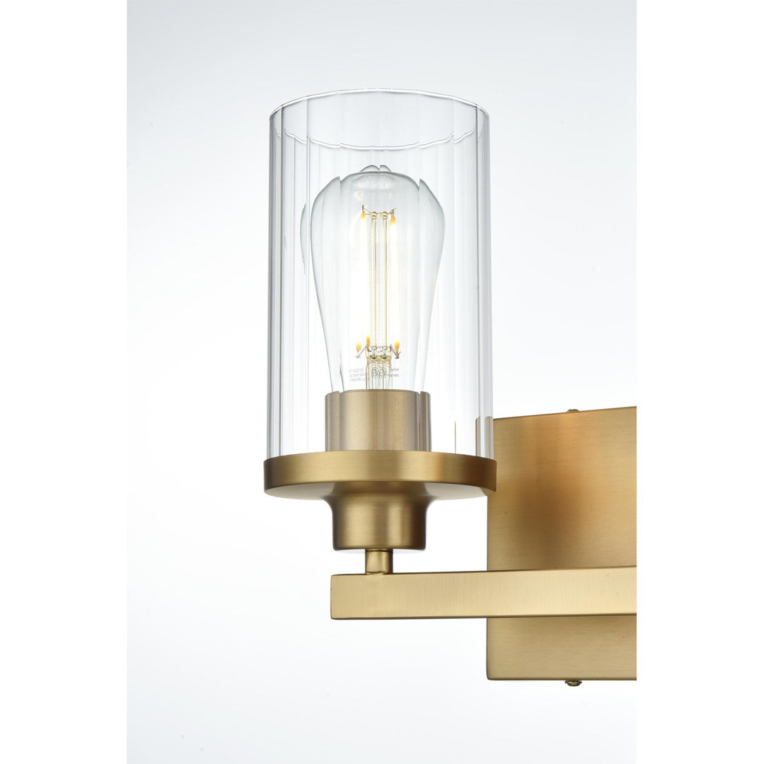 11.5 Inch Wall Sconce In Satin Gold - View 5 - Joshua Marshal