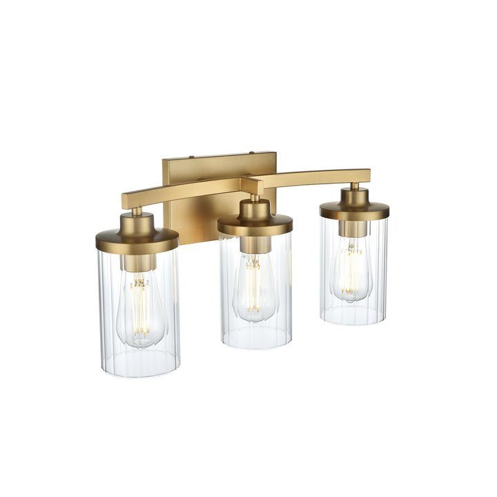 18 Inch Wall Sconce In Satin Gold - View 4 - Joshua Marshal