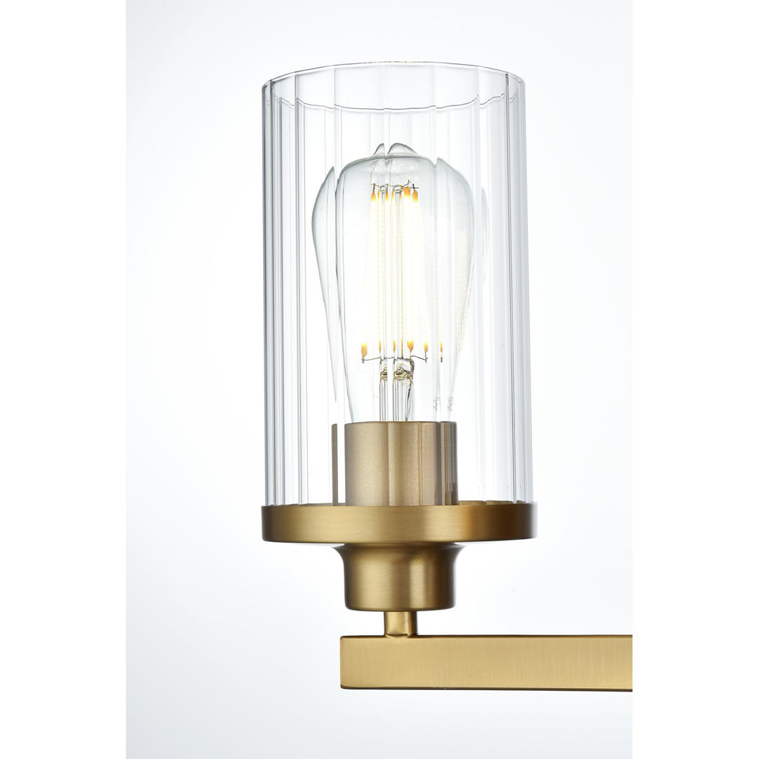 18 Inch Wall Sconce In Satin Gold - View 5 - Joshua Marshal