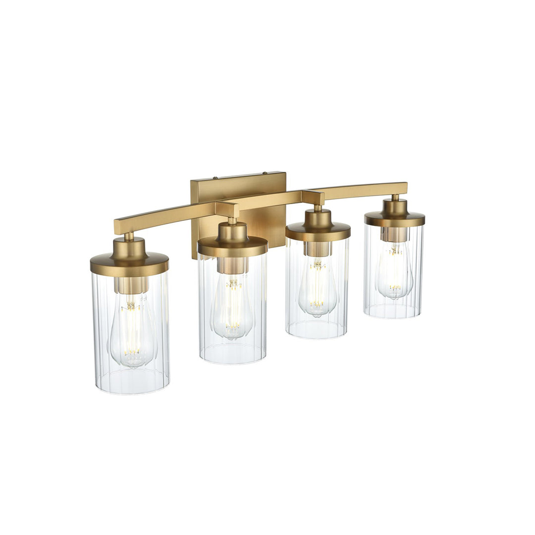25 Inch Wall Sconce In Satin Gold - View 4 - Joshua Marshal