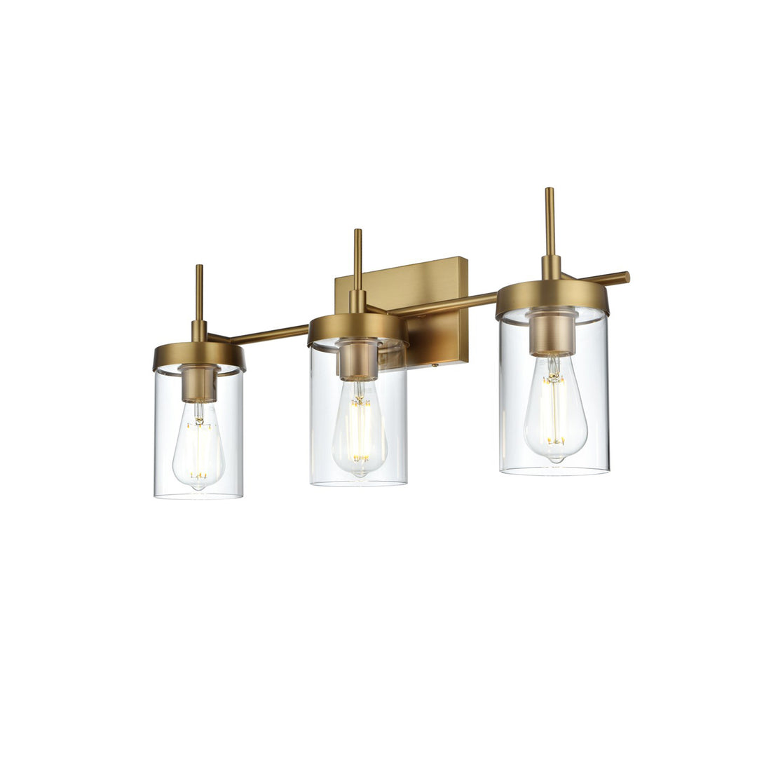 24 Inch Wall Sconce In Satin Gold - View 4 - Joshua Marshal