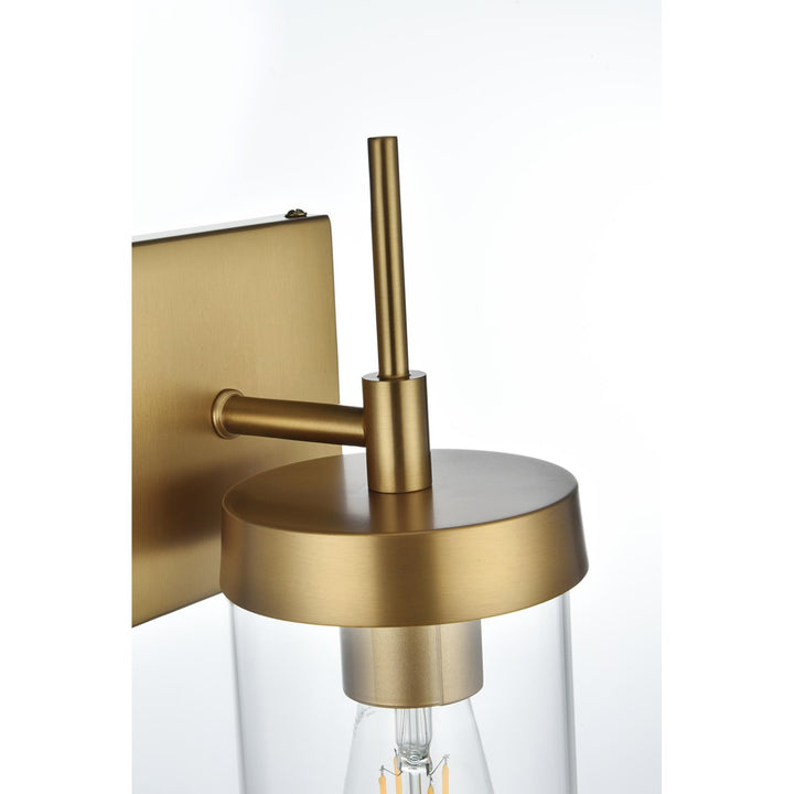 4.5 Inch Wall Sconce In Satin Gold - View 5 - Joshua Marshal