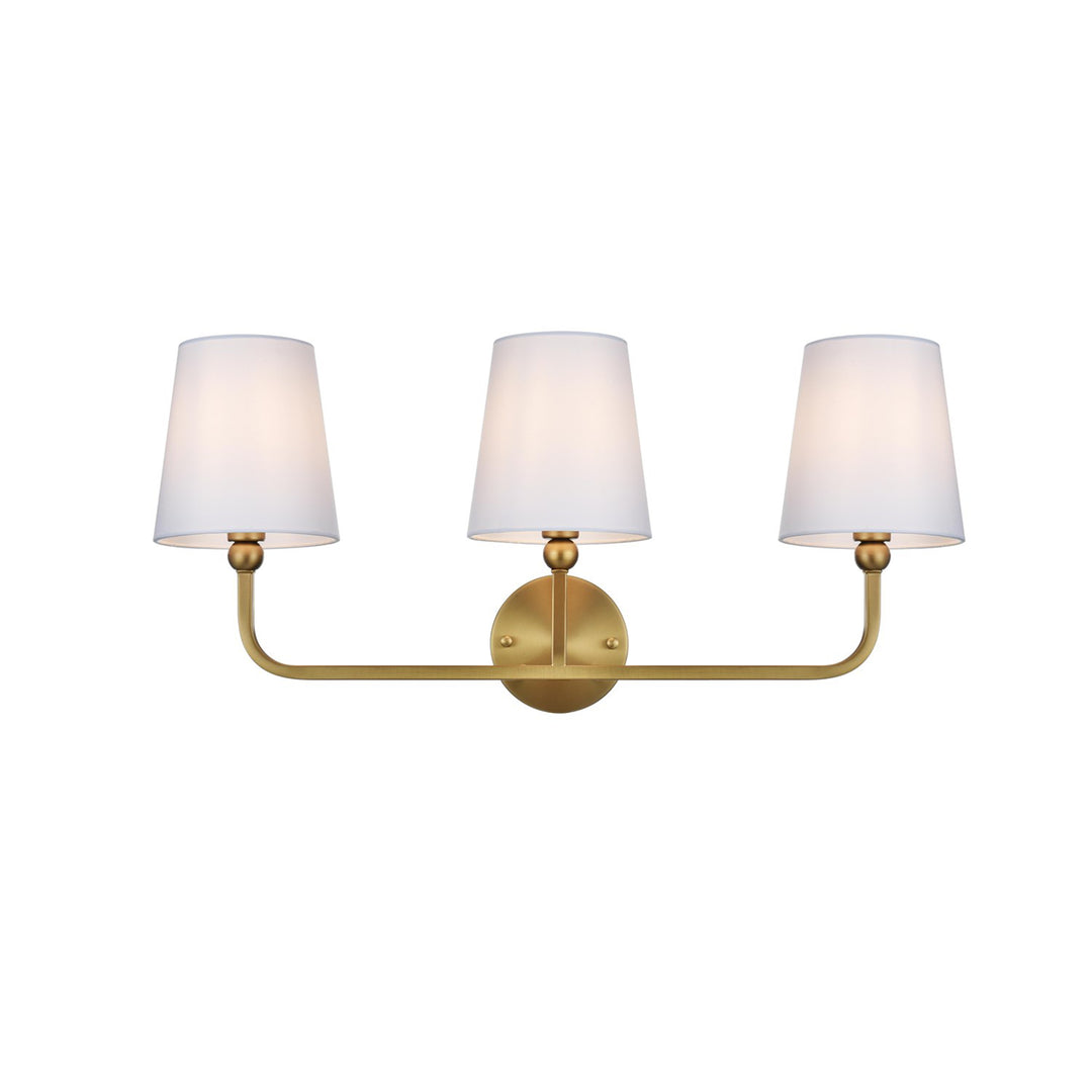 26 Inch Wall Sconce In Satin Gold - View 3 - Joshua Marshal