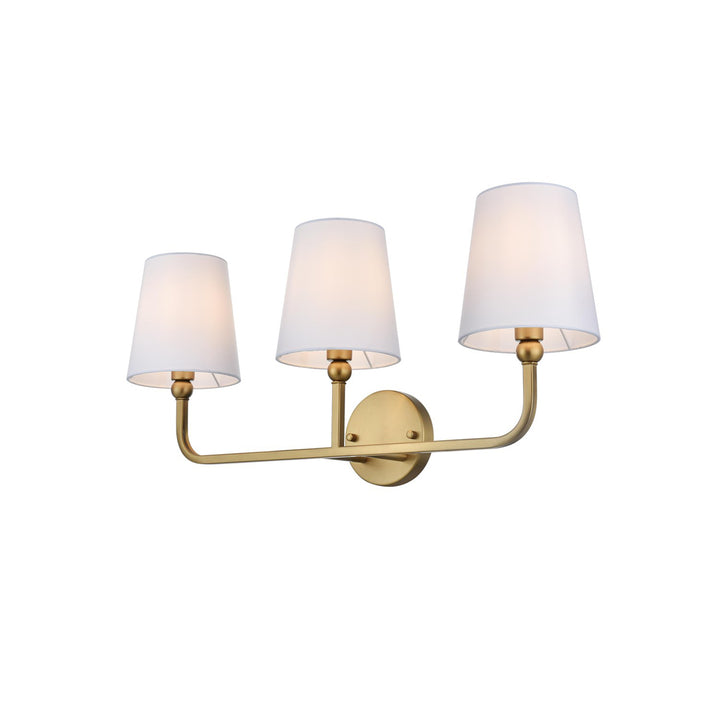 26 Inch Wall Sconce In Satin Gold - View 4 - Joshua Marshal