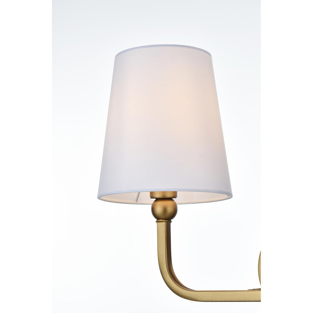 26 Inch Wall Sconce In Satin Gold - View 5 - Joshua Marshal
