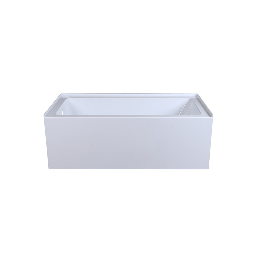 Alcove Soaking Bathtub 30X60 Inch Left Drain In Glossy White - View 3 - Joshua Marshal