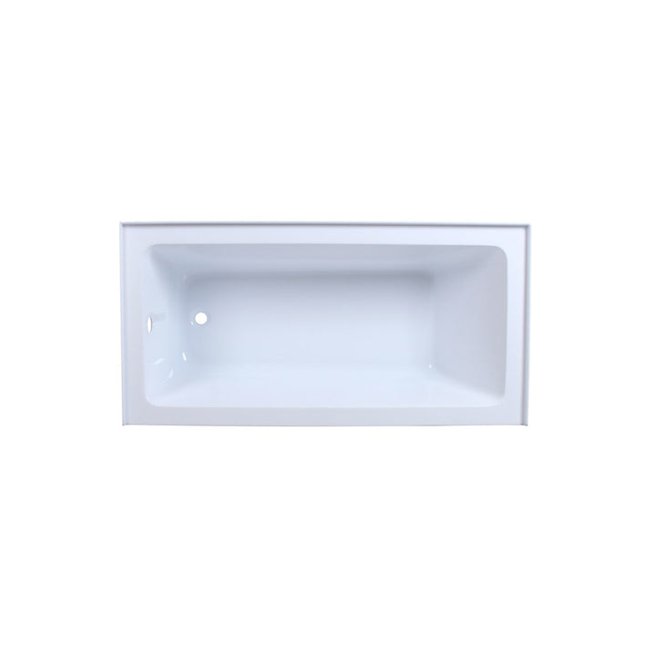 Alcove Soaking Bathtub 30X60 Inch Left Drain In Glossy White - View 4 - Joshua Marshal