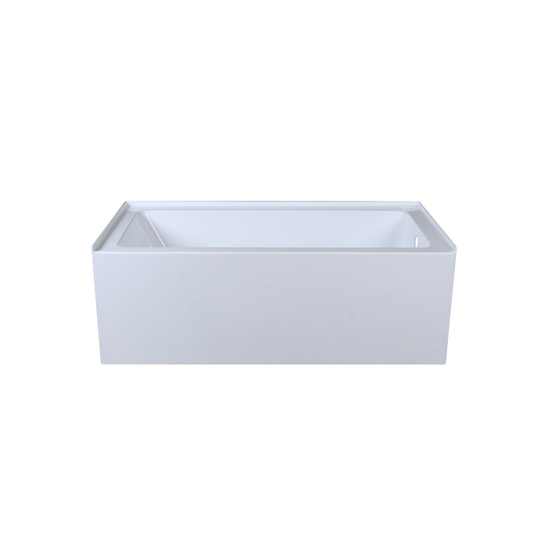 Alcove Soaking Bathtub 30X60 Inch Right Drain In Glossy White - View 3 - Joshua Marshal