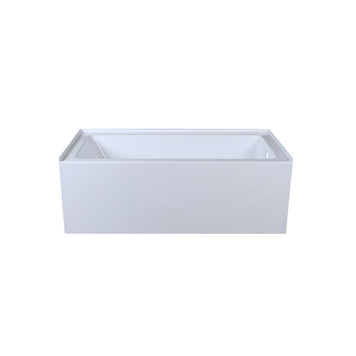 Alcove Soaking Bathtub 30X60 Inch Right Drain In Glossy White - View 3 - Joshua Marshal