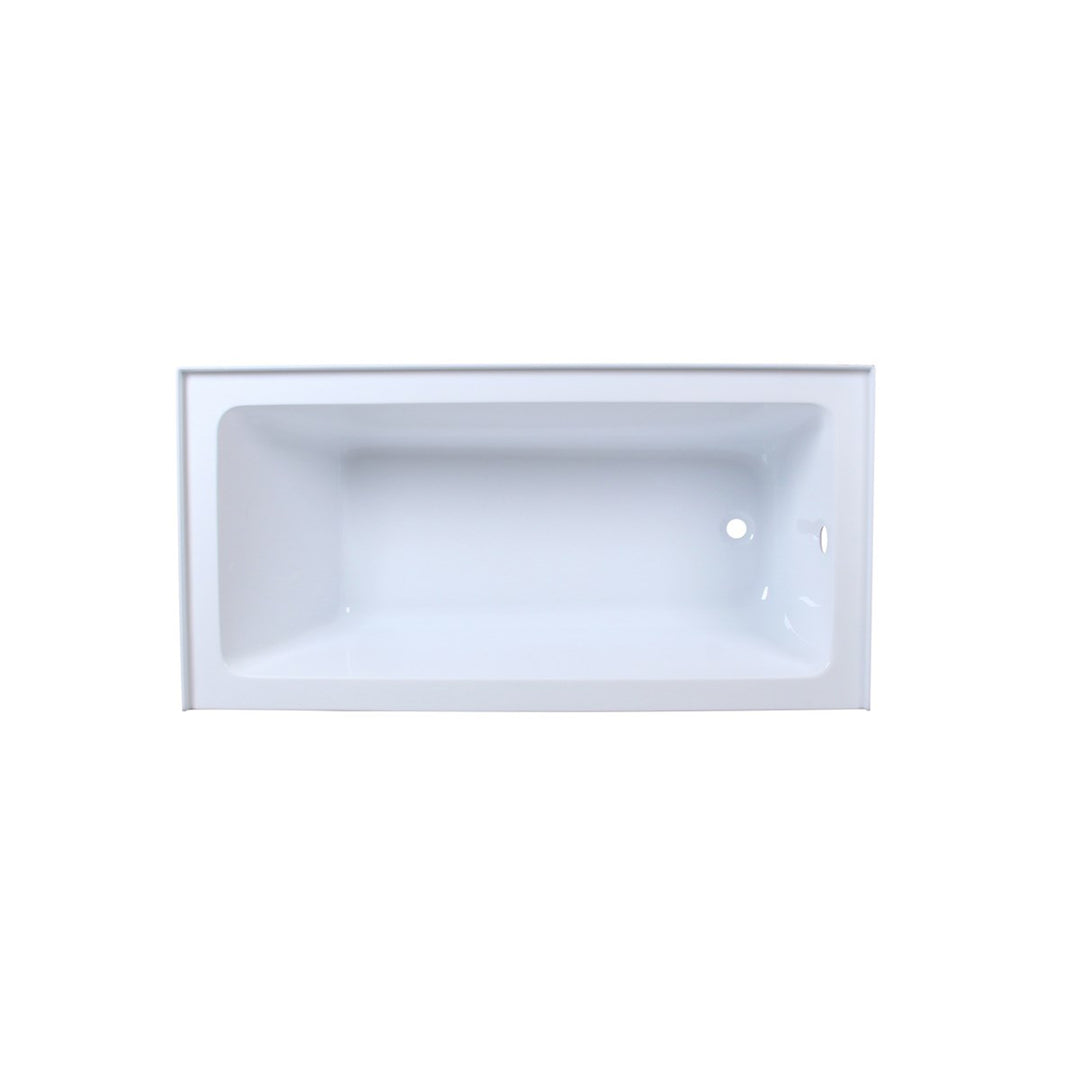 Alcove Soaking Bathtub 30X60 Inch Right Drain In Glossy White - View 4 - Joshua Marshal