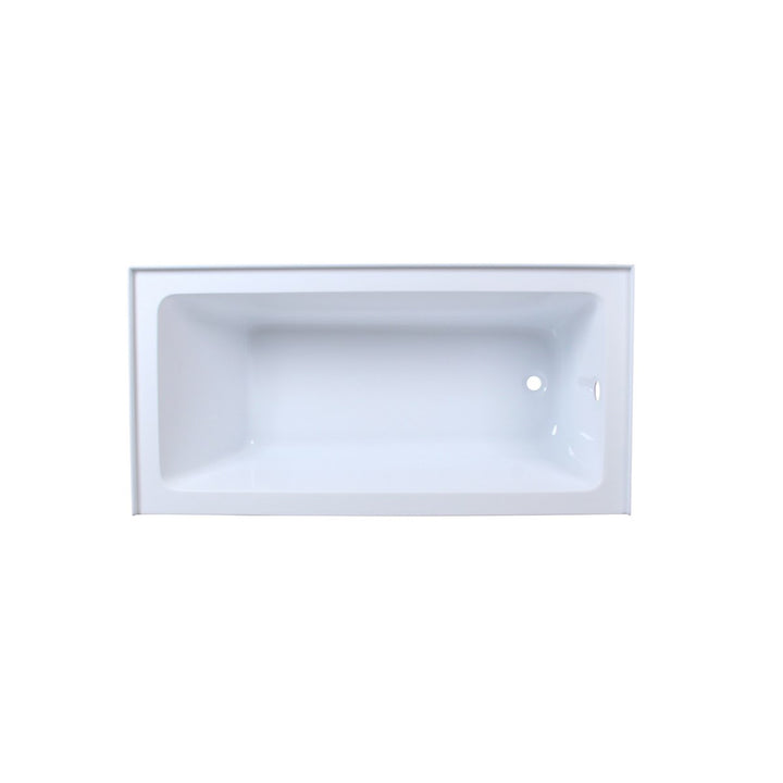 Alcove Soaking Bathtub 30X60 Inch Right Drain In Glossy White - View 4 - Joshua Marshal