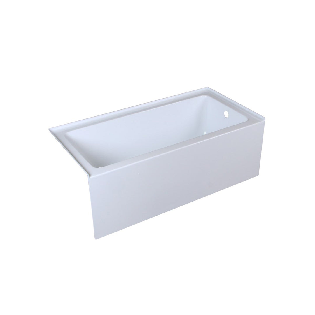 Alcove Soaking Bathtub 30X60 Inch Right Drain In Glossy White - View 5 - Joshua Marshal