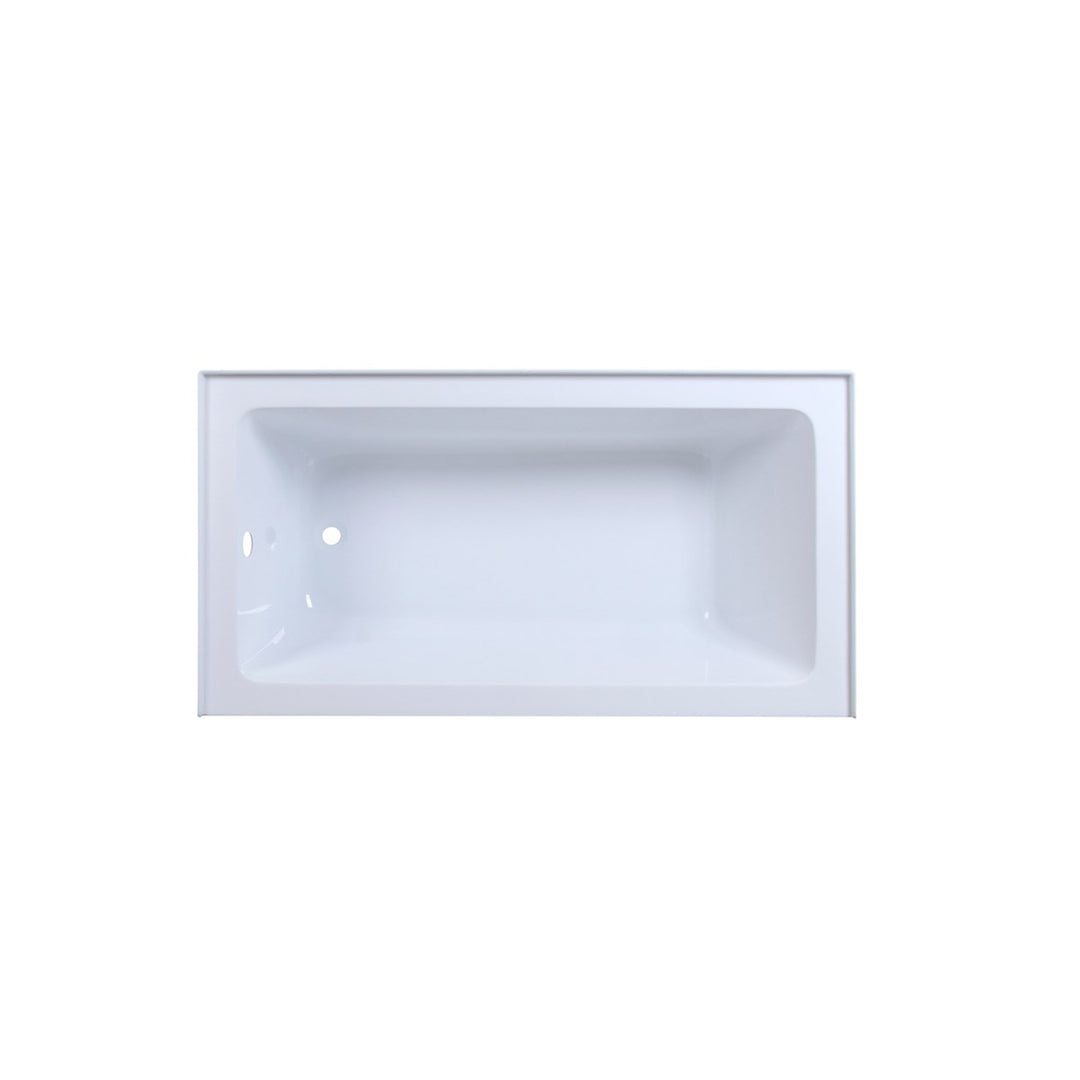 Alcove Soaking Bathtub 32X60 Inch Left Drain In Glossy White - View 4 - Joshua Marshal