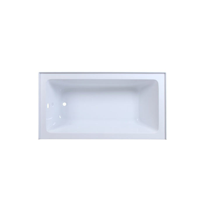 Alcove Soaking Bathtub 32X60 Inch Left Drain In Glossy White - View 4 - Joshua Marshal