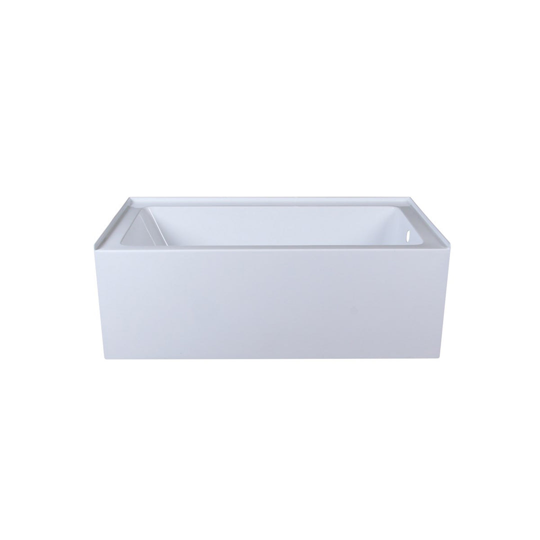 Alcove Soaking Bathtub 32X60 Inch Right Drain In Glossy White - View 3 - Joshua Marshal