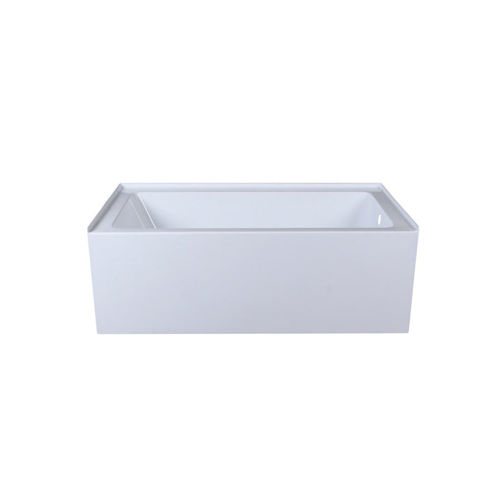 Alcove Soaking Bathtub 32X60 Inch Right Drain In Glossy White - View 3 - Joshua Marshal