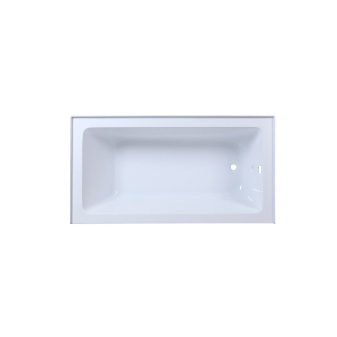 Alcove Soaking Bathtub 32X60 Inch Right Drain In Glossy White - View 4 - Joshua Marshal
