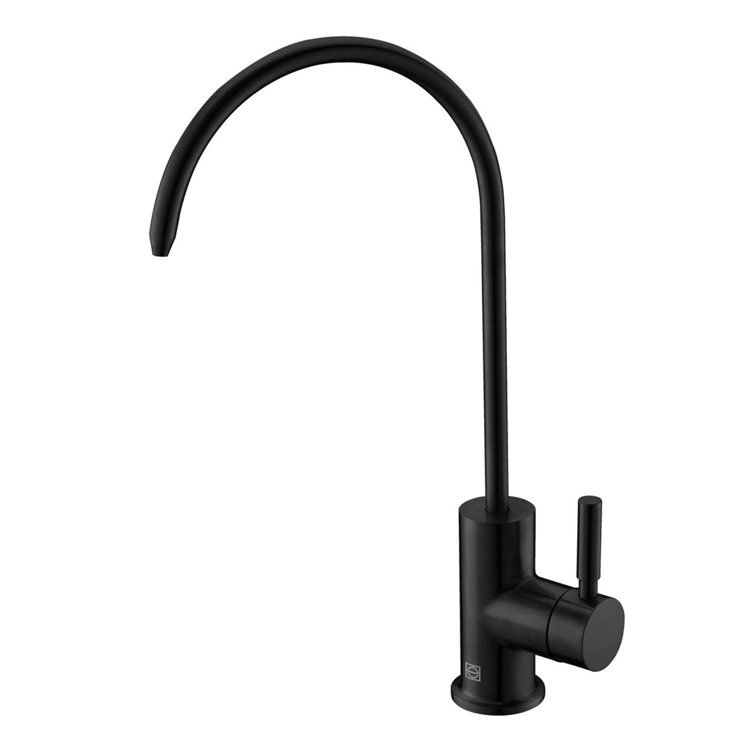 Single Handle Cold Water Dispenser In Matte Black - View 3 - Joshua Marshal