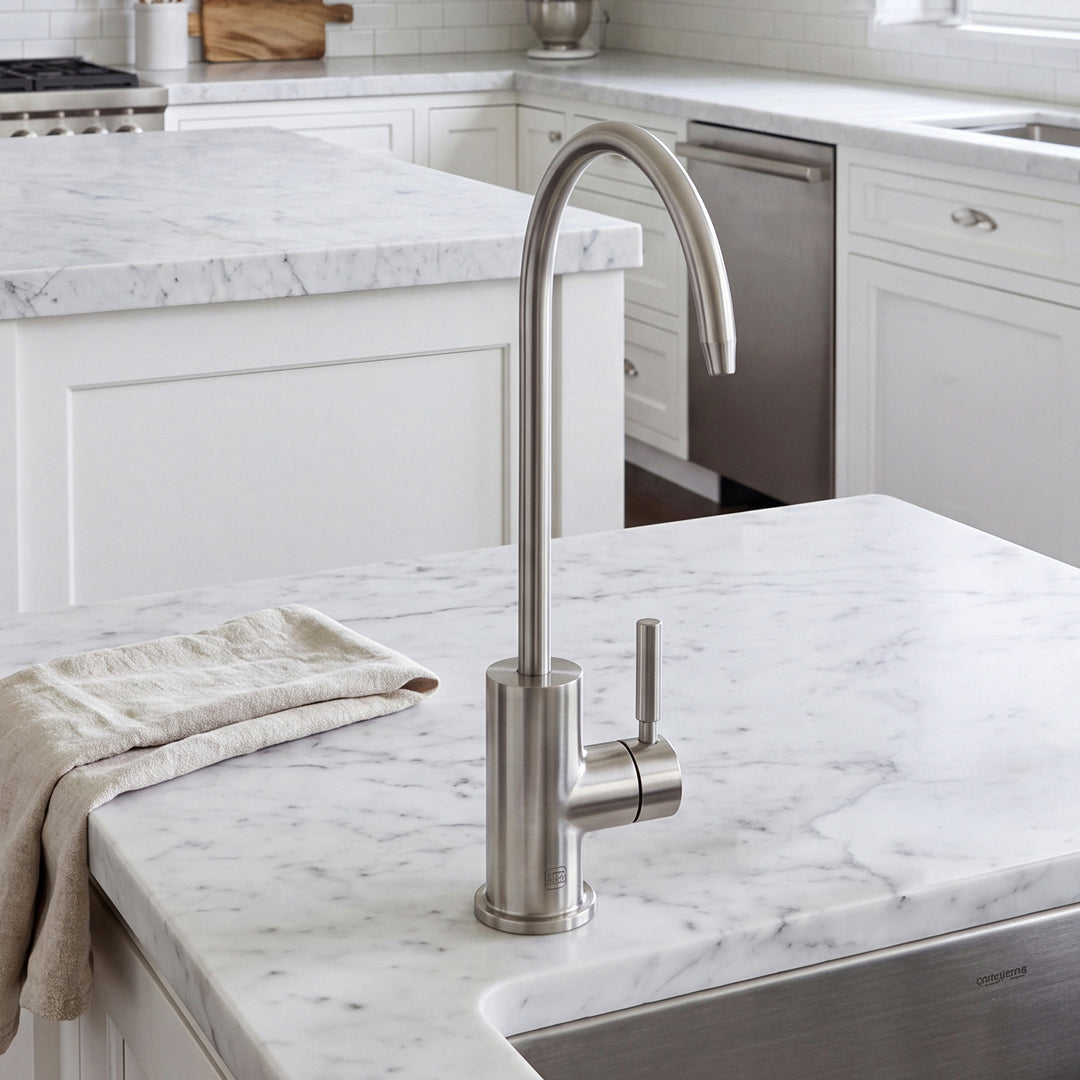 Single Handle Cold Water Dispenser In Chrome Chrome Finish - KITCHEN & BATH by Joshua Marshal