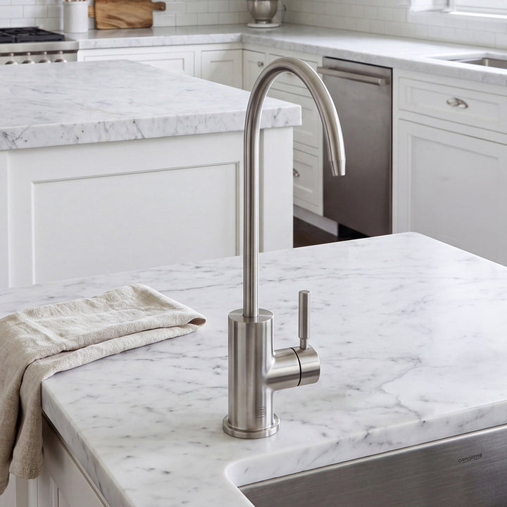 Single Handle Cold Water Dispenser In Chrome Chrome Finish - KITCHEN & BATH by Joshua Marshal
