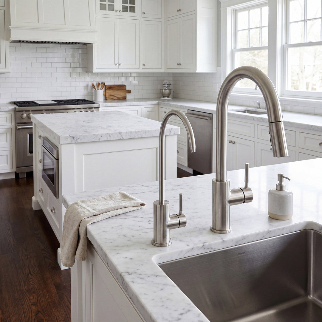 Single Handle Cold Water Dispenser In Chrome - View 2 - Joshua Marshal