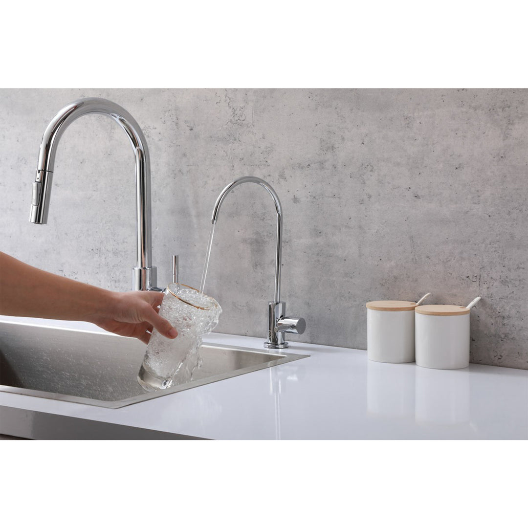 Single Handle Cold Water Dispenser In Chrome - View 5 - Joshua Marshal