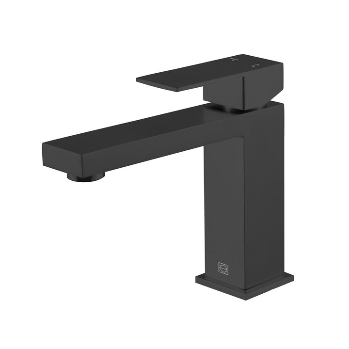 Single Hole Single Handle Bathroom Faucet In Matte Black - View 3 - Joshua Marshal