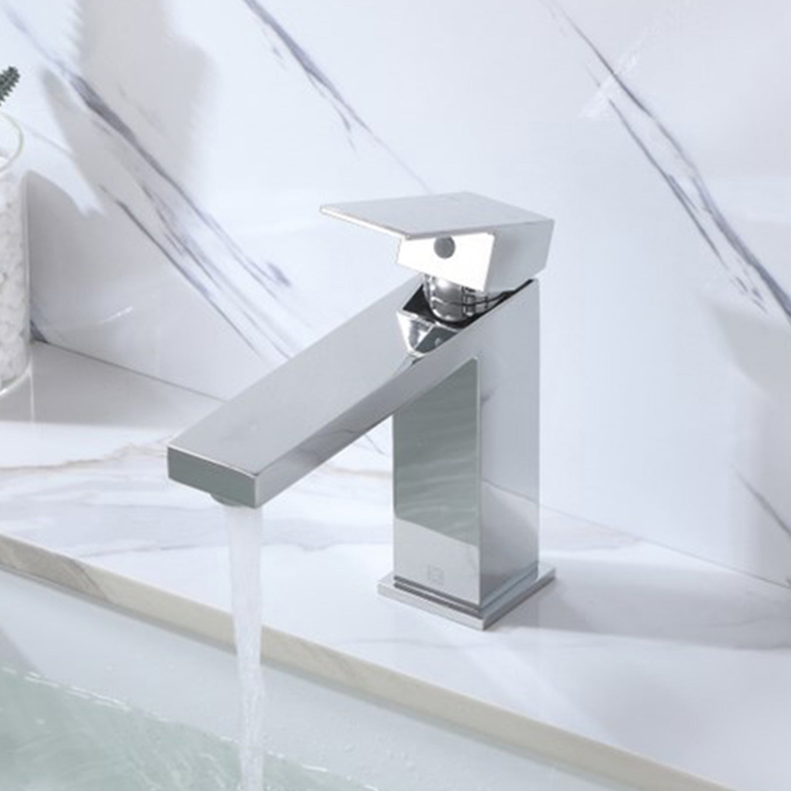 Single Hole Single Handle Bathroom Faucet In Chrome Chrome Finish - KITCHEN & BATH by Joshua Marshal