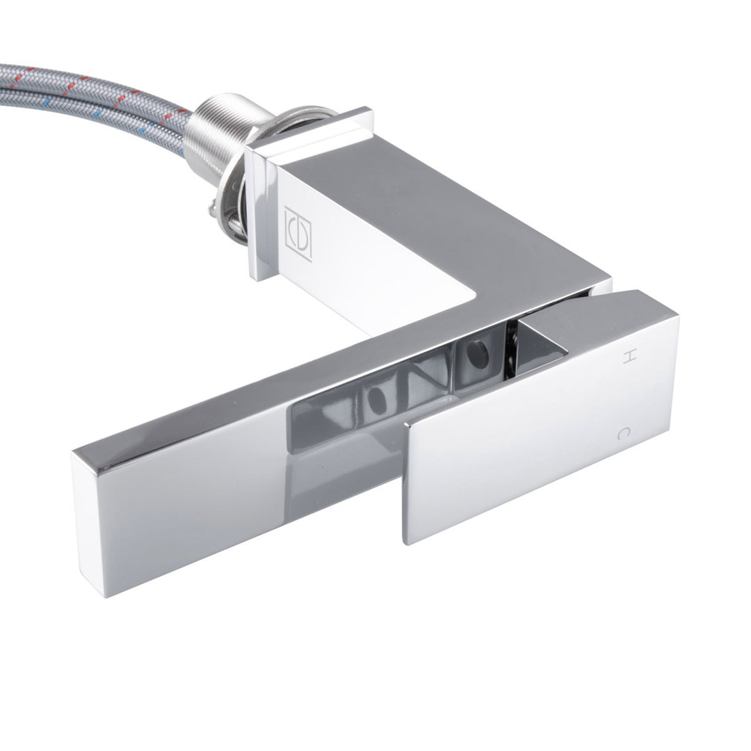 Single Hole Single Handle Bathroom Faucet In Chrome - View 4 - Joshua Marshal