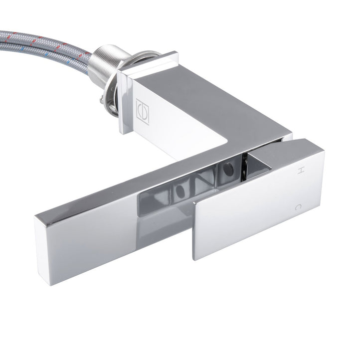Single Hole Single Handle Bathroom Faucet In Chrome - View 4 - Joshua Marshal